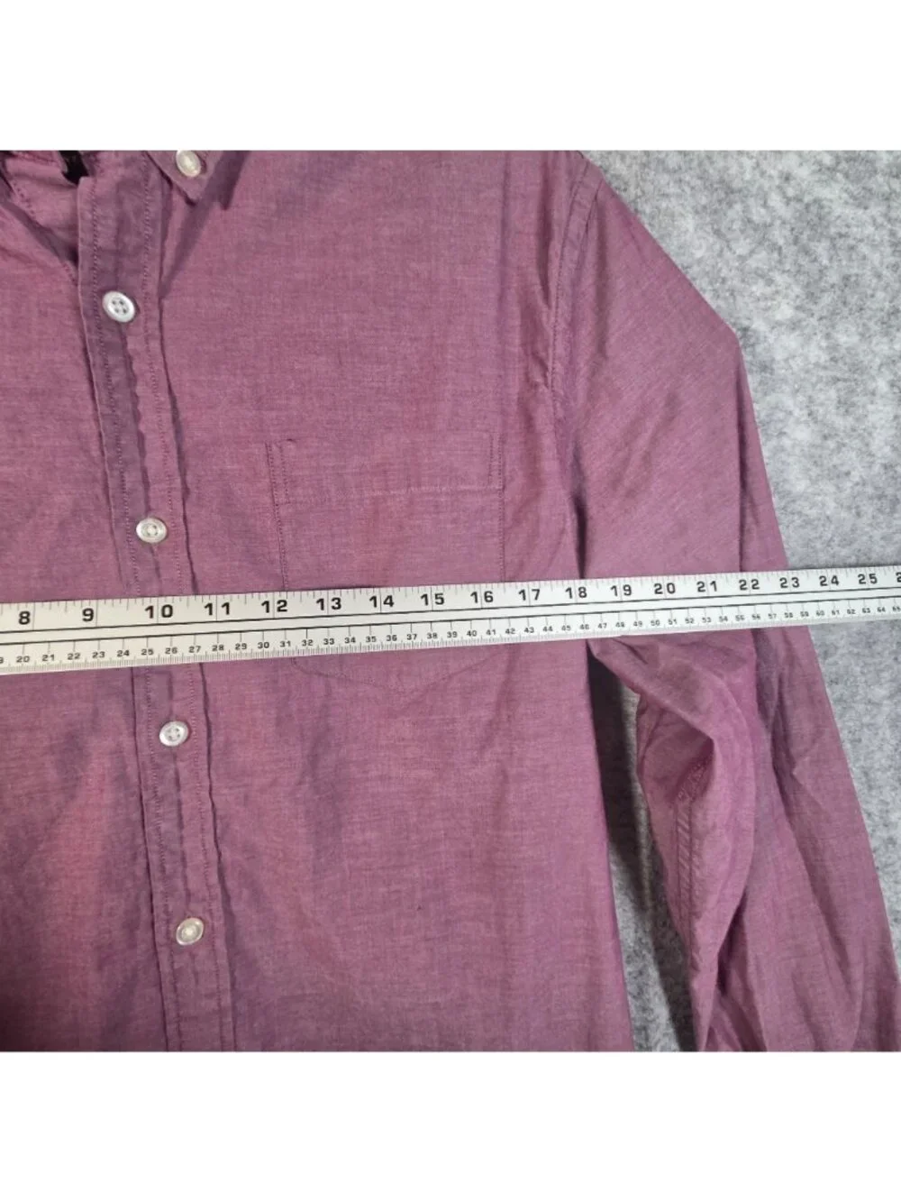 Banana Republic Men’s Maroon Shirt Long Sleeve Classic Preppy L
